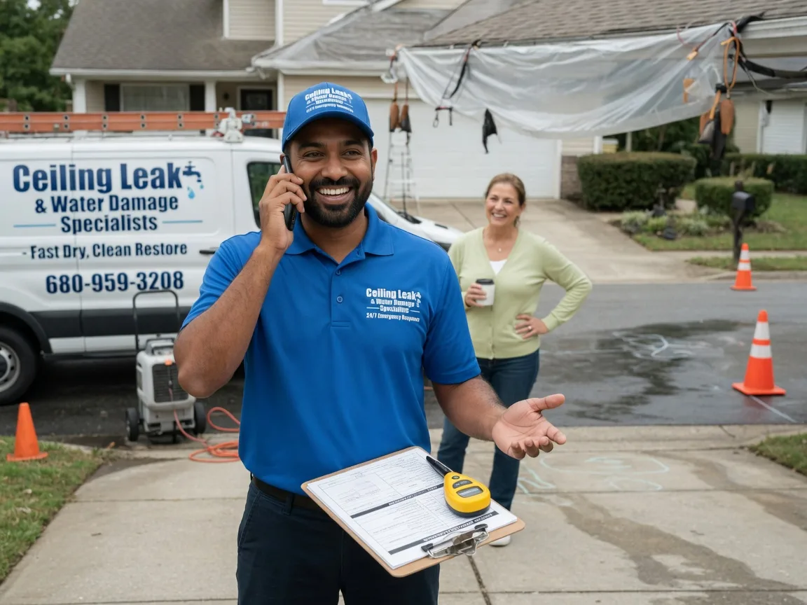Ceiling Leak Cleanup Fairfield, NE FAQs